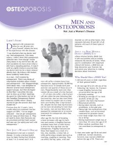 Men and Osteoporosis