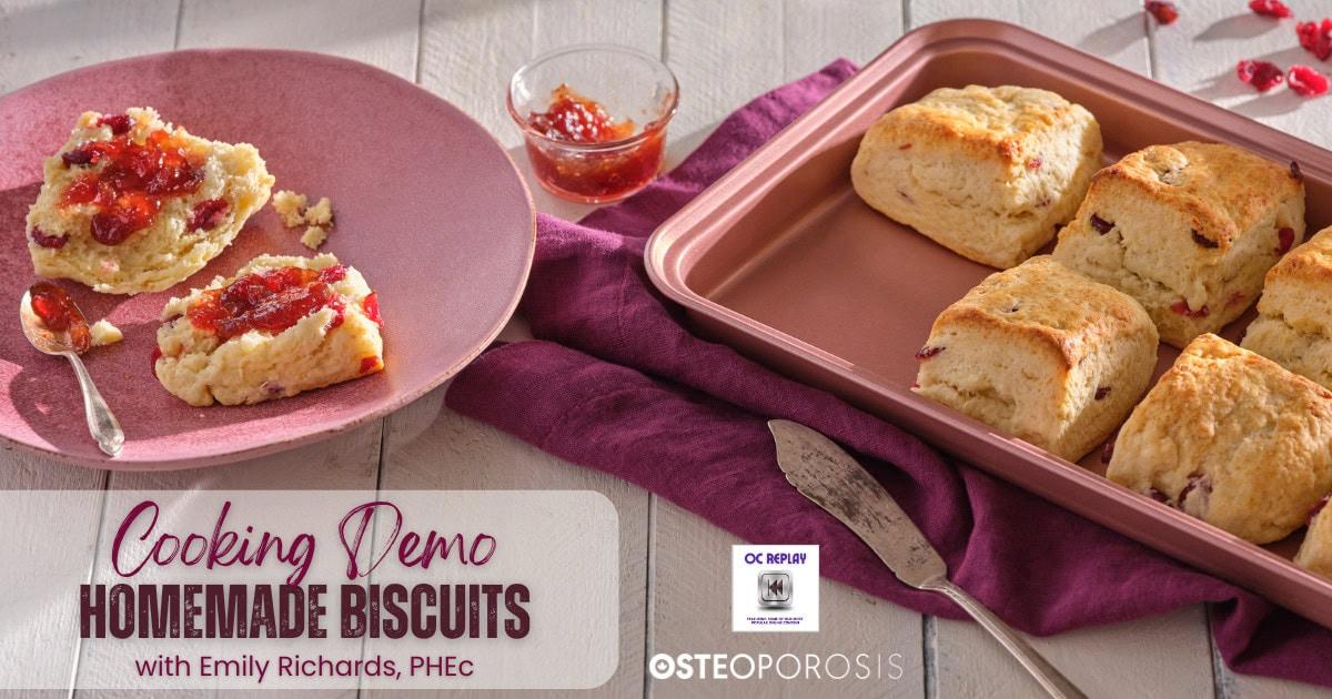 Cooking Demo Webinar: Homemade Biscuits