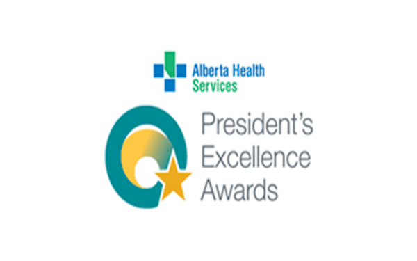 Alberta Health Services Presidents Excellence Awards graphic