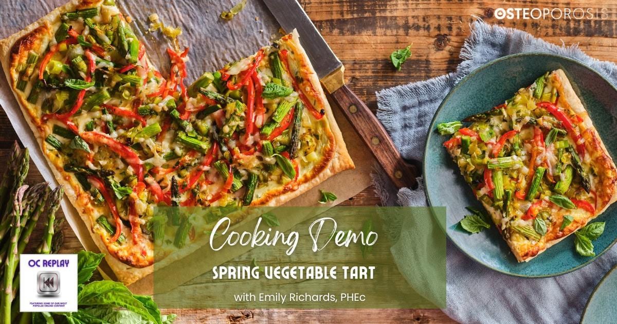 Cooking Demo Webinar: Spring Vegetable Tart