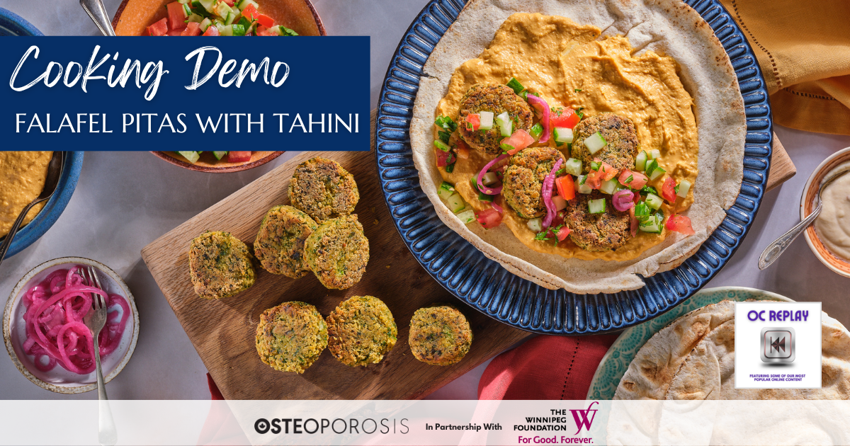 Cooking Demo Webinar: Falafel Pitas with Tahini