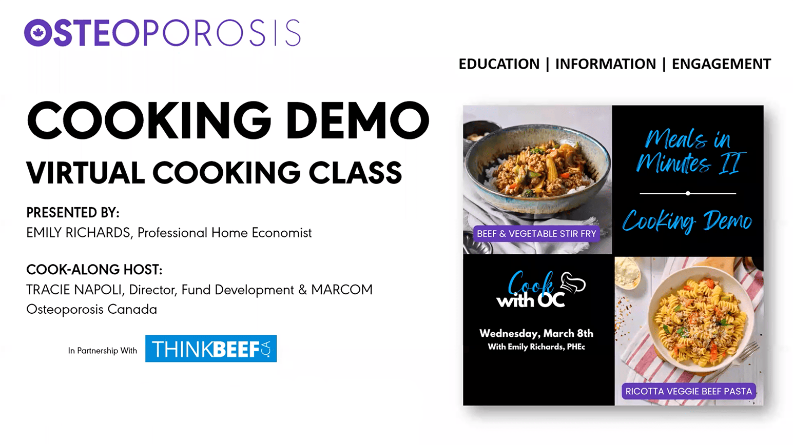 Cooking Demo Webinar: Meals in Minutes II