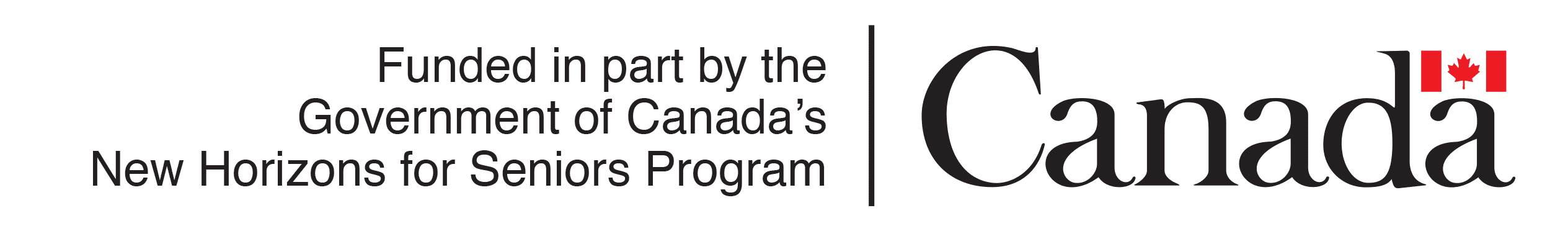 Funded in part by the Government of Canada's New Horizons for Seniors Program