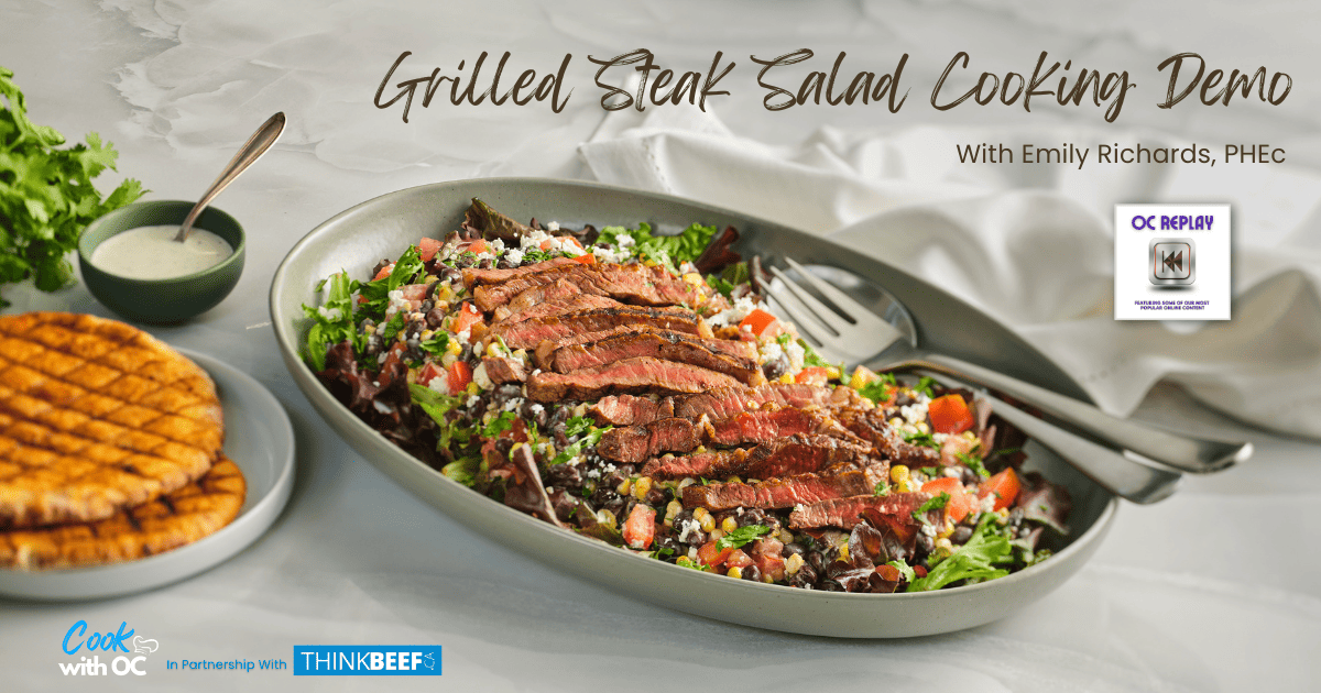 Cooking Demo Webinar: Grilled Steak Salad