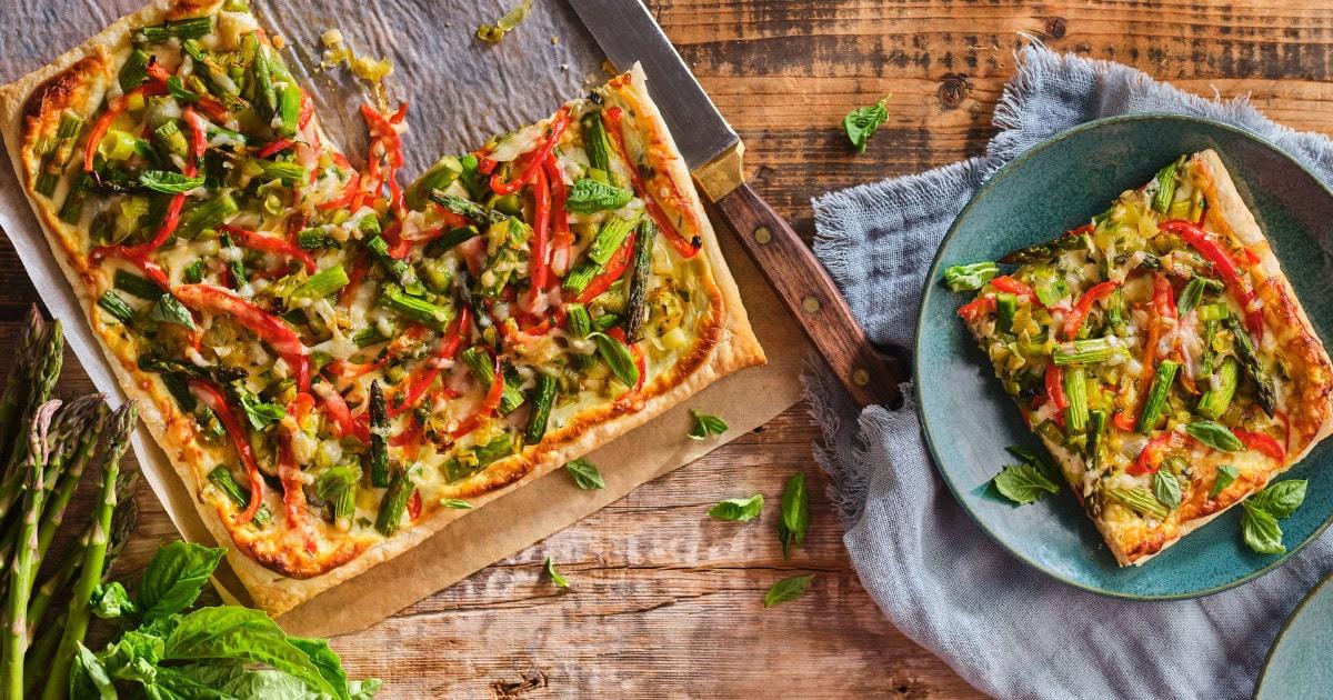 Spring Vegetable Tart
